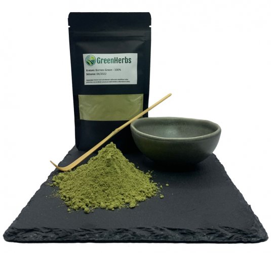 kratom zelený